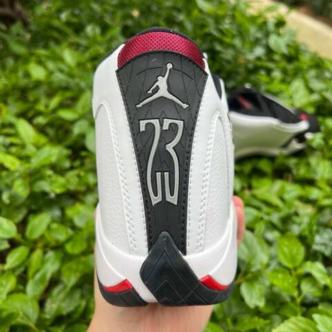 Jordan Air Jordan 14 Retro 487471-160 White Red Black EUR 43 Basketball Shoe - Men's (BS-87329)