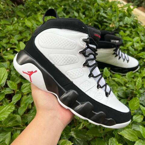 Jordan Air Jordan 9 Retro 302370-112 White True Red Black EU 43 Basketball Shoe - Men's (BS-86740)