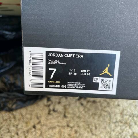 Jordan CMFT Era HQ0506 003 Cold Grey EUR 40 Sneaker - Men's (BS-86978)