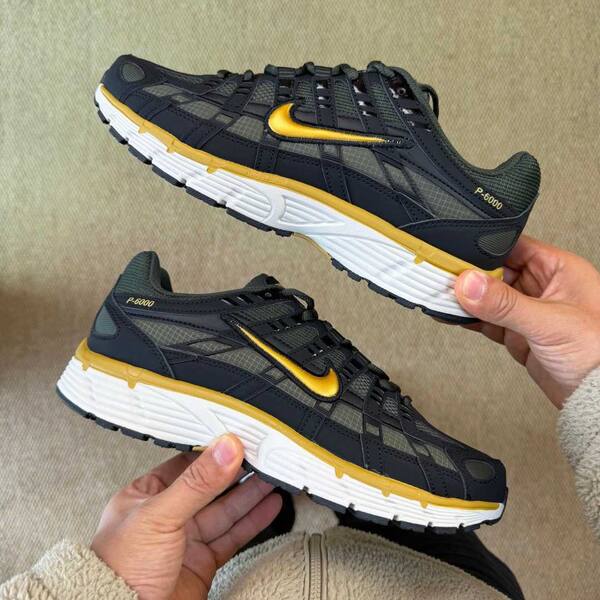 Nike P-6000 SE IB2986-003 Black/Cargo Khaki-Sesame EU 39.5-41 running