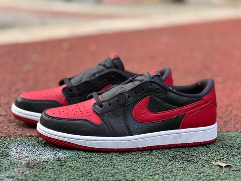 Jordan Air Jordan 1 Retro Low OG IW6276 001 Black Varsity Red US 8 5 UK 7 5 BR 40 EUR 42 26 5 Cm Sneaker - Men's (BS-87213)
