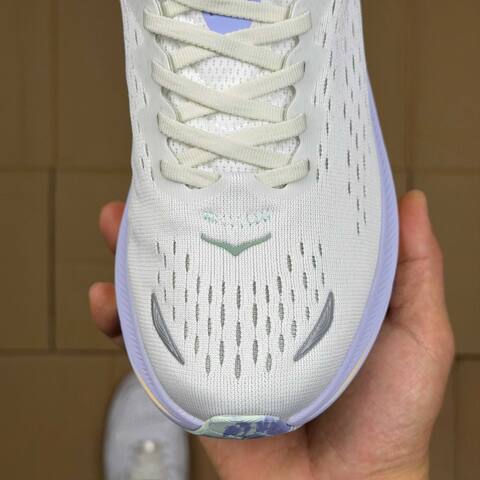 HOKA Kawana White Light Purple Pale Yellow Running Shoe Running Sneakers (BS-86926)