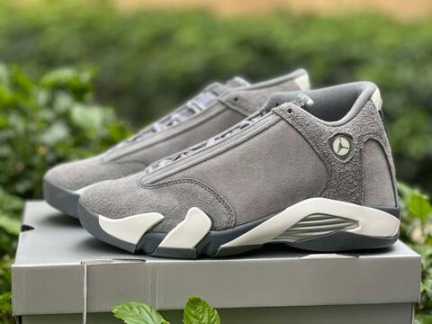 Jordan Air Jordan 14 Retro SE FJ3460 012 Flint Grey Stealth White US 9 5 UK 8 5 EUR 43 Basketball Shoe - Men's (BS-87330)