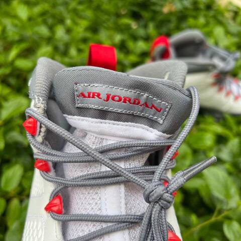 Jordan Air Jordan 9 Retro CT8019 162 White Fire Red Cool Grey EU 43 Basketball Shoe - Men's (BS-86736)