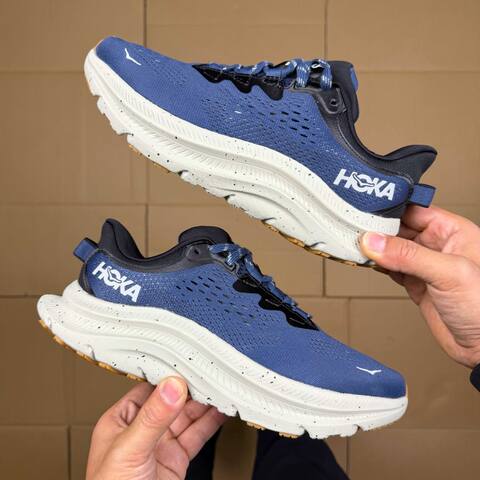 HOKA Kawana 2 Navy Blue Black White Gum Running Shoe Running Sneakers (BS-86920)