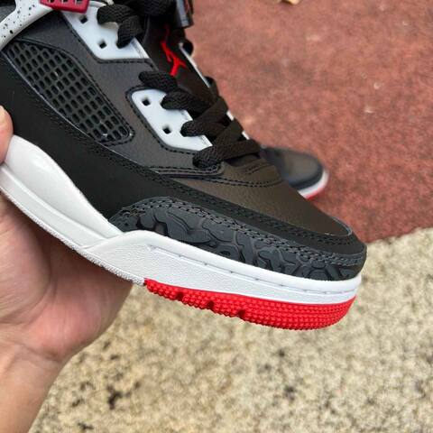 Jordan Spizike Low CNY FQ1759 009 Black Grey White Red EU 42 Basketball Shoe - Men's (BS-87280)