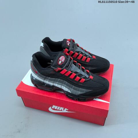 Nike Air Max 95 TT HM4803 001 Black Grey Red White EU 39-48 Running Shoe - Unisex (BS-60424)