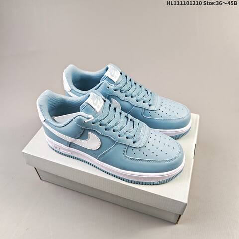 Nike Air Force 1 07 Light Blue White EU 36-45 Sneaker - Unisex (BS-62793)
