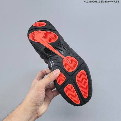 Nike Air Foamposite Pro Metallic Purple Black Orange EU 40-47 5 Basketball Shoe - Men's (BS-61887)