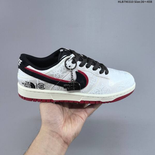 Nike SB Dunk Low white gray red navy EU 36-45 skate shoe