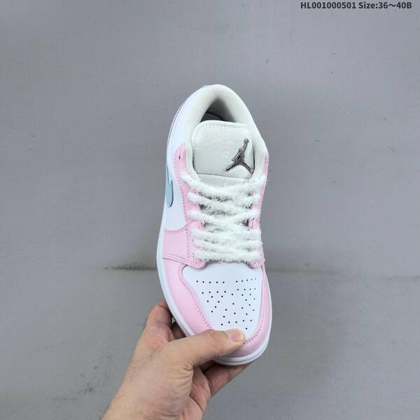 Jordan Air Jordan 1 Low White Pink Foam Glacier Blue EU 36-40 casual