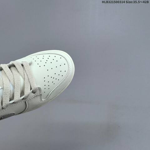 Nike SB Dunk Low Off White Light Grey Sail 35 5 42 Skate Shoe - Unisex (BS-61318)