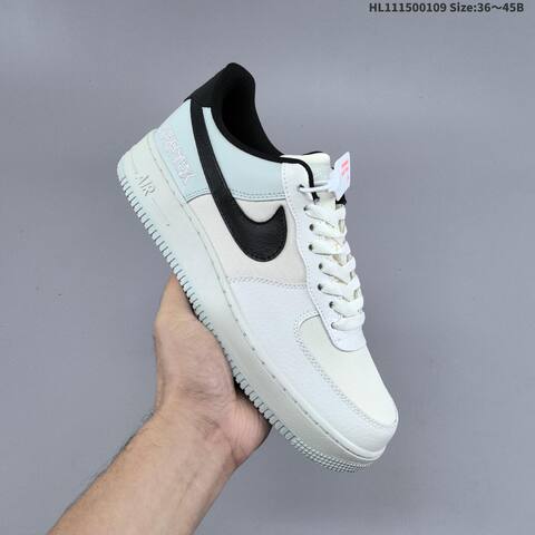 Nike Air Force 1 07 Gore Tex CK2630 004 Sail White Black EU 36-45 Sneaker - Unisex (BS-62105)