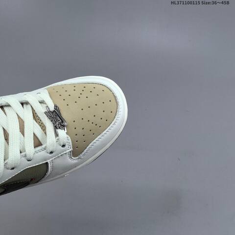 Nike SB Dunk Low CNY Pegasus Pack White Beige Olive Dark Brown EU 36-45 Skate Shoe - Unisex (BS-61961)