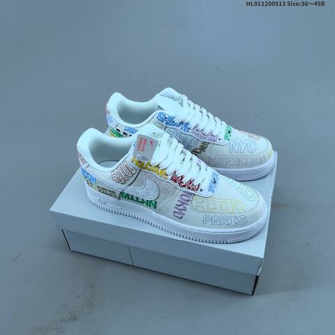 Nike Air Force 1 07 LV8 White Multicolor EU 36-45 Sneaker - Unisex (BS-60341)
