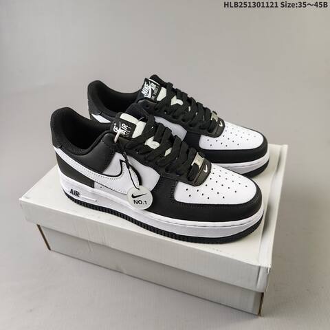 Nike Air Force 1 07 Black White EU 35-45 Sneaker - Unisex (BS-63303)