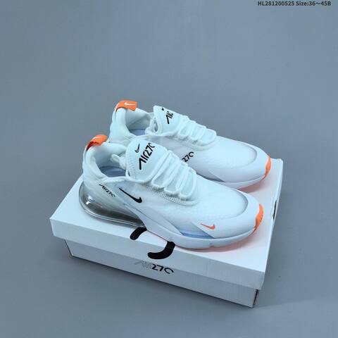Nike Air Max 270 Grey Black Red White EU 36-45 Running Shoe - Unisex (BS-60129)