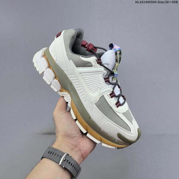 Nike Zoom Vomero Roam off white grey olive maroon EU 36-45 running shoe