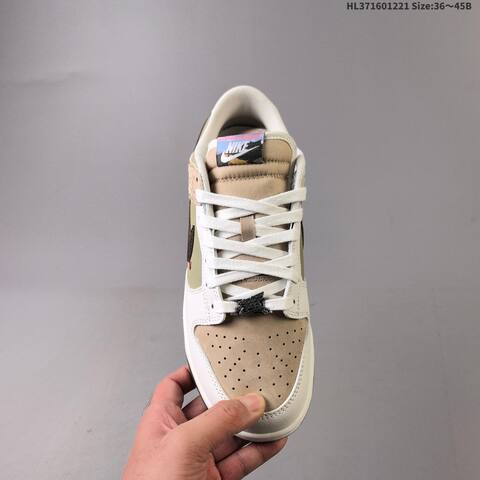 Nike SB Dunk Low CNY White Khaki Olive Dark Brown EU 36-45 Skate Shoe - Unisex (BS-62526)