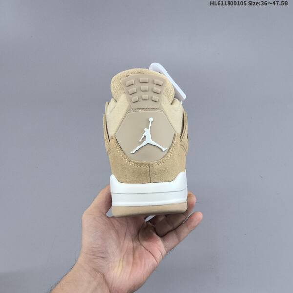 Jordan Air Jordan 4 Retro beige/taupe/white 36~47.5 basketball