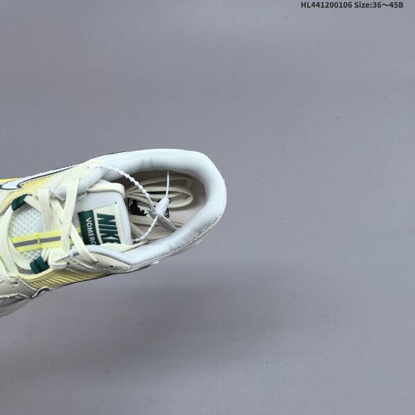 Nike Zoom Vomero 5 white pale yellow dark green EU 36-45 running shoe