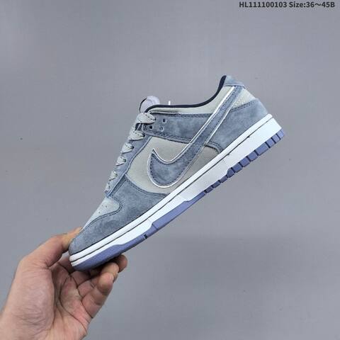 Nike SB Zoom Dunk Low Light Grey Blue Navy White EU 36-45 Skate Shoe - Unisex (BS-62255)
