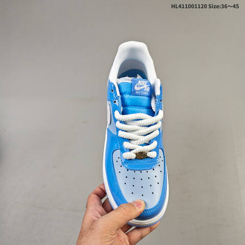 Nike Air Force 1 07 Blue White EU 36-45 Sneaker - Unisex (BS-63411)