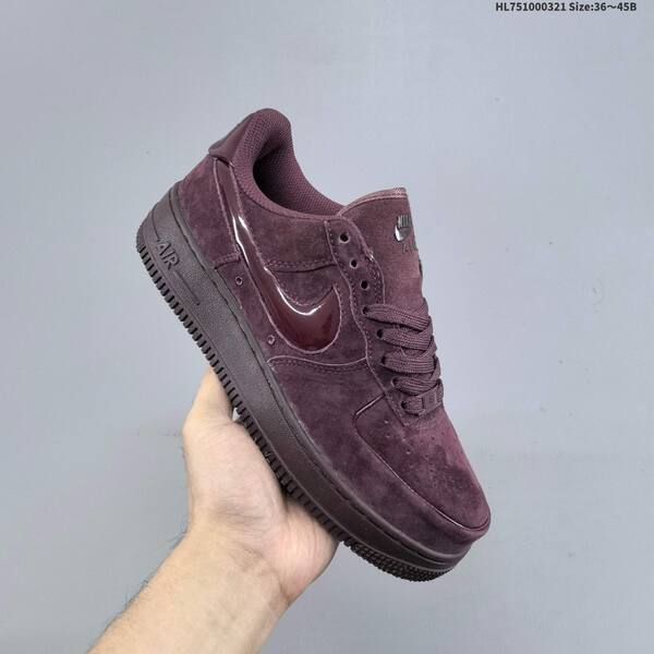 Nike Air Force 1 07 burgundy light gray EU 36 45 sneaker EU 36-45