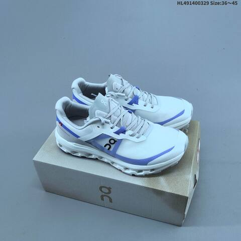 On Cloudvista 2 White Purple Grey EU 36-45 Trail Shoe Trail Running Sneakers - Unisex (BS-69654)