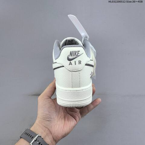 Nike Air Force 1 Low Stussy Light Beige Grey Black EU 36-45 Sneaker - Unisex (BS-60383)
