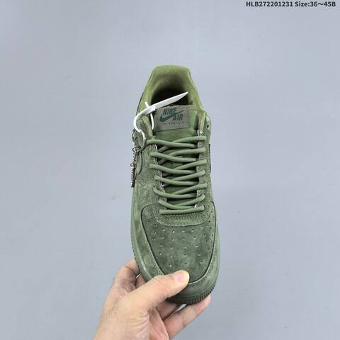 Nike Air Force 1 07 LV8 DF0188 117 Olive Green Red EU 36 45 Sneaker EU 36-45 - Unisex (BS-62293)