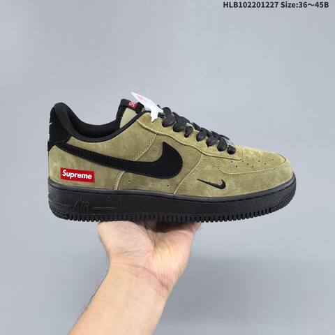 Nike Air Force 1 07 LV8 Black White Gray EU 36-45 Sneaker - Unisex (BS-62393)