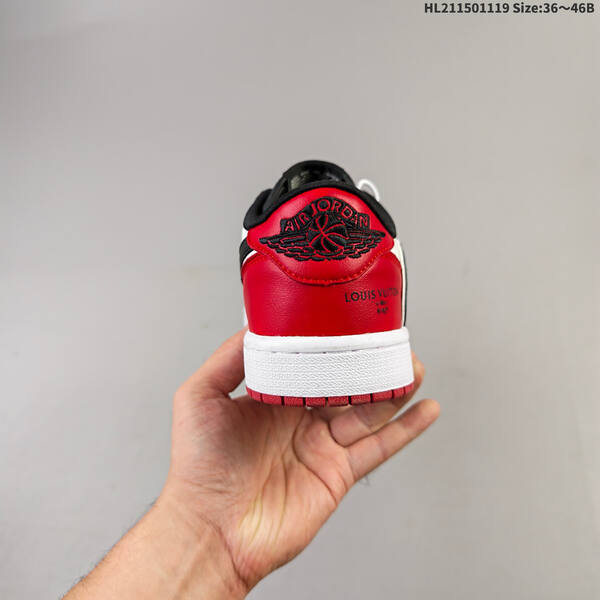 Jordan Air Jordan 1 Low x Travis Scott Black/White/Red EU 36-46 lifestyle