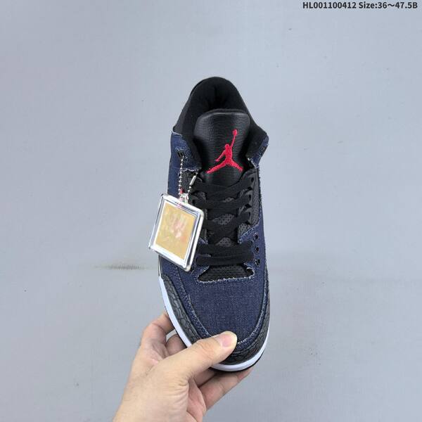 Jordan Air Jordan 3 Black/Navy denim/White/Red EU 36-47.5 basketball