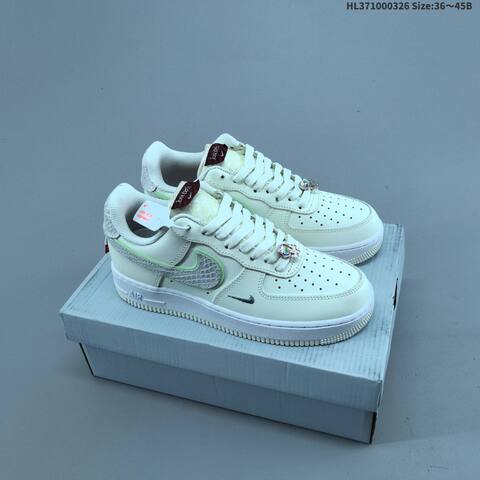 Nike Air Force 1 Low White Pink Light Blue EU 36-45 Sneaker - Unisex (BS-61148)
