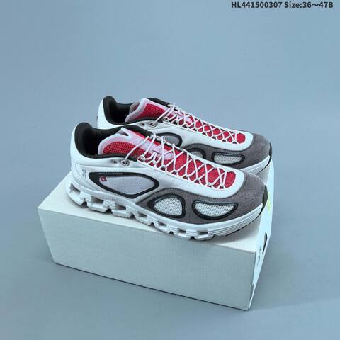 On Cloud X FKA Beige Grey Or White Grey Red EU 36-47 Running Shoe Running Sneakers - Unisex (BS-69691)