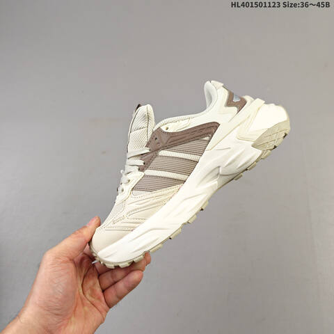 Adidas XLG STORM EDGE Bounce Cream White Brown Beige EU 36-45 Running Shoe - Unisex (BS-65512)