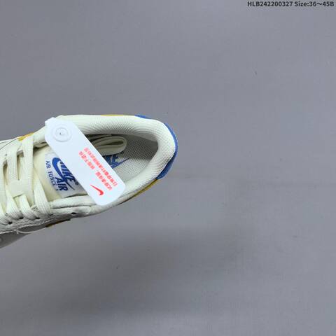 Nike Air Force 1 07 FZ1151-100 Off White Yellow Blue EU 36-45 Sneaker - Unisex (BS-61098)