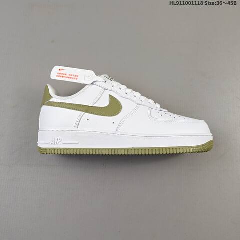 Nike Air Force 1 07 White Olive Green EU 36-45 Sneaker - Unisex (BS-63500)