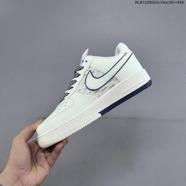 Nike Air Force 1 07 LV8 Stussy off white navy red light blue EU 36-45 sneaker