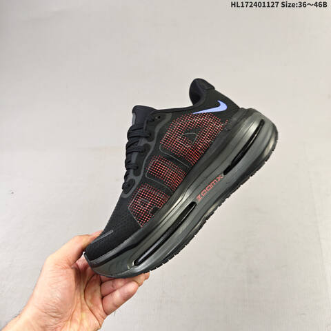 Nike Vomero Premium ReactX Air Zoom Black Purple Red Blue EU 36-46 Running Shoe - Unisex (BS-63023)