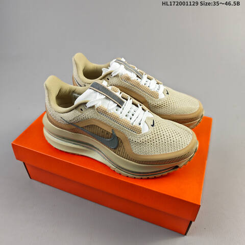 Nike Pegasus Premium Airscape Beige White Gold Grey 35 46 5 Running Shoe - Unisex (BS-62964)
