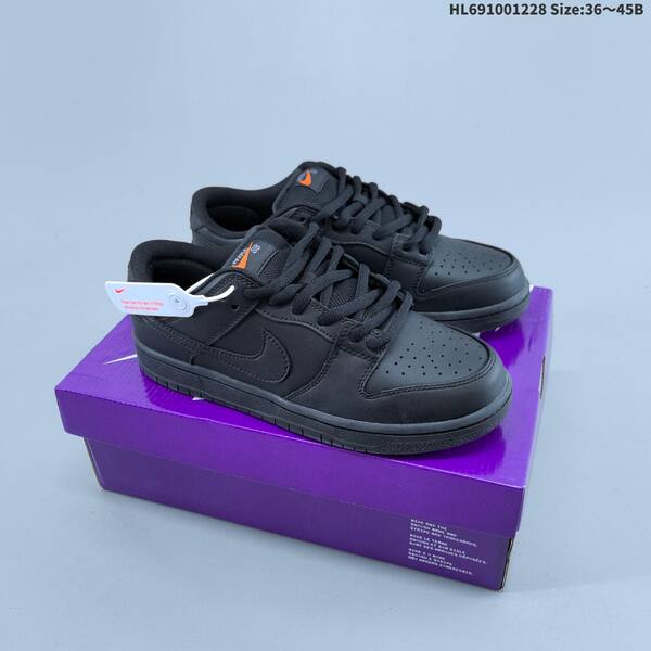 Nike SB Dunk Low HF3704-100 black white orange EU 36-45 skate shoe