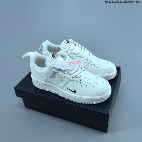Nike Air Force 1 07 Off White Black EU 36 45 Sneaker EU 36-45 - Unisex (BS-62068)