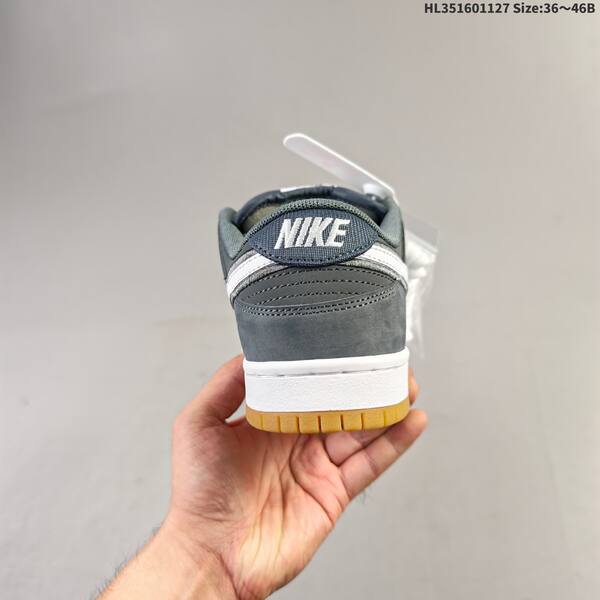 Nike SB Dunk Low dark grey white gum brown EU 36-46 skate shoe