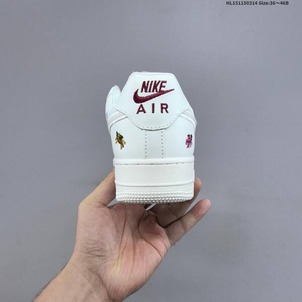 Nike Air Force 1 07 off white light grey pink black red EU 36-46 sneaker