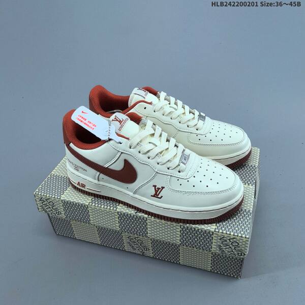 Nike Air Force 1 07 Low off white black orange EU 36-45 sneaker
