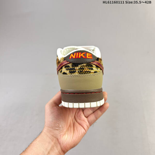 Nike SB Dunk Low beige brown red yellow EU 35 5-42 skate shoe