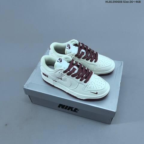 Nike SB Dunk Low Light Pink Dark Pink EU 36-46 Skate Shoe - Unisex (BS-59965)