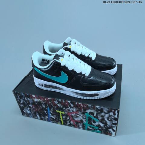 Nike Air Force 1 07 White Black Pink Gum EU 36 45 Sneaker EU 36-45 - Unisex (BS-61405)